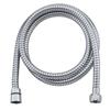 ROUSSEAU Manguera de ducha 1,5 m NF doble grapado de acero inoxidable cromado