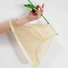 Men Seamless Ice Silk Briefs Low-rise Ultra-Thin See-through Panties Solid Color Quick Drying Underwear
