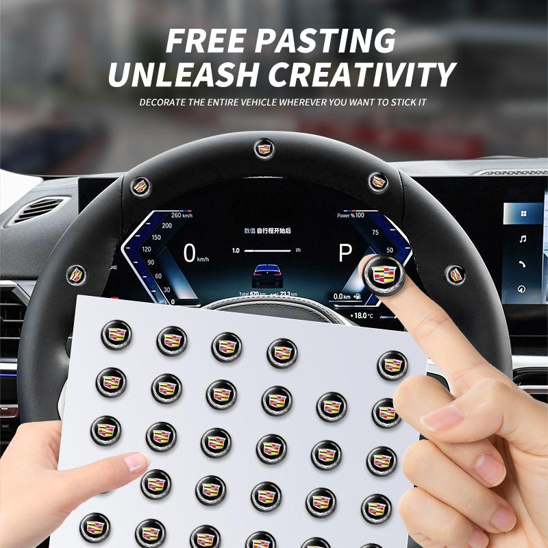 Auto Türschloss Loch Aufkleber Schlüsselloch Schloss Schutz Anti-Blockierung Staubdichte Aufkleber Für Cadillac Logo CT4 CT5 XT5 XT6 XTS ATS-L