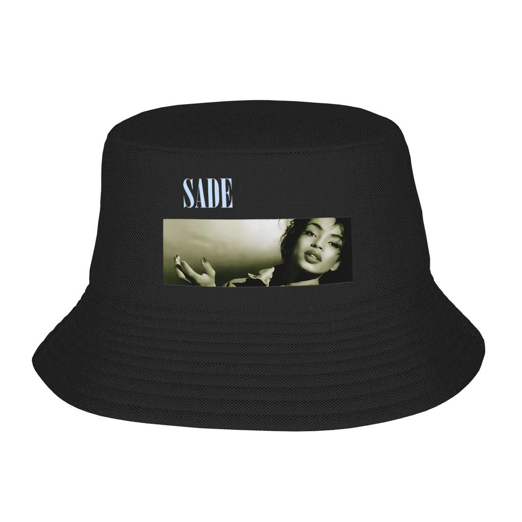 SSade Adu Singer Bucket Hat Summer Classic Fisherman Hats For Men Women Portable Fishing Caps Outdoor Custom DIY Visor Hats
