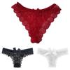 Lady Lace G String Thong Panties Sexy Sheer Knickers Women's Lingerie Briefs