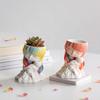 Cute Cat Hugging Girl Flower Pot 3D Silicone Mold for DIY Handmade Crafts Epoxy Resin Candle Plaster Crystal Making Home Decor