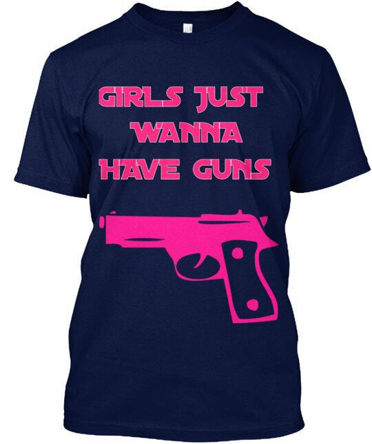 

Футболка Girls Just Wanna Have Guns Сделано в США Размеры от S до 5XL XL