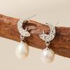 925 Sterling Silver Star and Moon Earrings: Elegant, Versatile Studs for Women