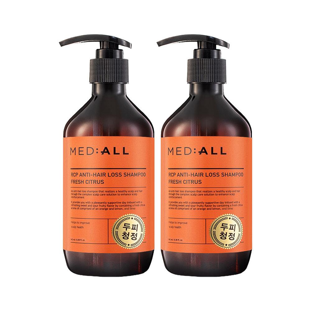 MED:ALL Scalp Cleansing Anti-Hair Loss Functional Shampoo Citrus 300mlx2