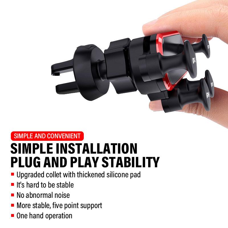 Gravity Car Phone Holder for Car Phone Holder Air Vent Clip Car Styling For Mercedes Benz AMG GLE GLS GLC CLA GLB ML C500 C200 C300 W204 W206 W205