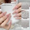 Zircon Marquise Nail Art Rhinestones - Super Shiny Transparent White Flat Bottom Accessories