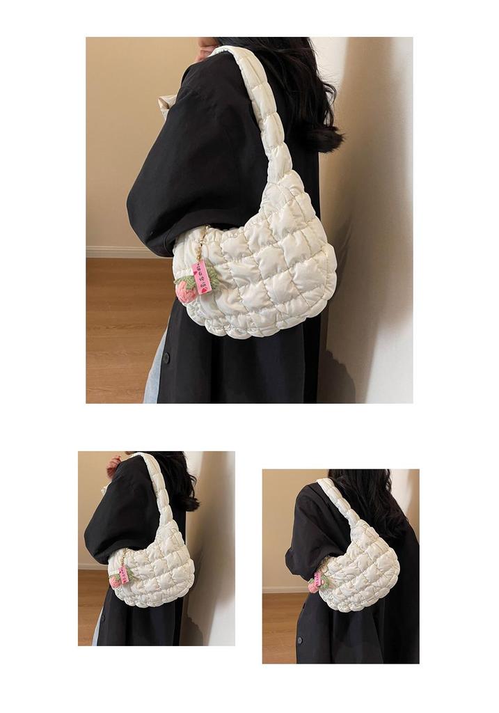 Korean Dongdaemun Women's Fashion Casual Cloud Pleated Shoulder Bag