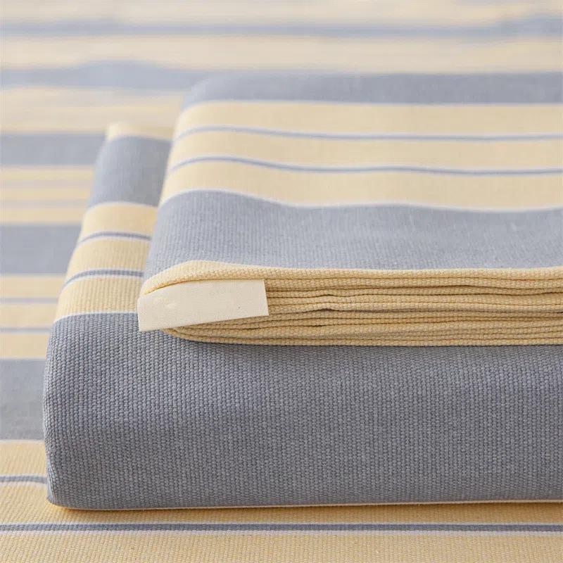 

Комплект простыней из чистого хлопка, комплект из 3 предметов, односпальные и односпальные постельные принадлежности для общежития с наволочками, мягкие, удобные, прочные 2.0m