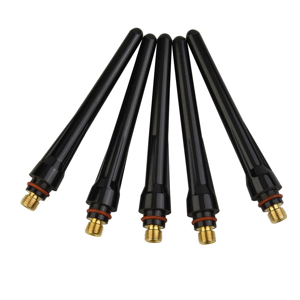 Confezione da 5 pezzi 57Y02 Accessori per tazza posteriore lunga per torcia di saldatura TIG WP-17/18/26