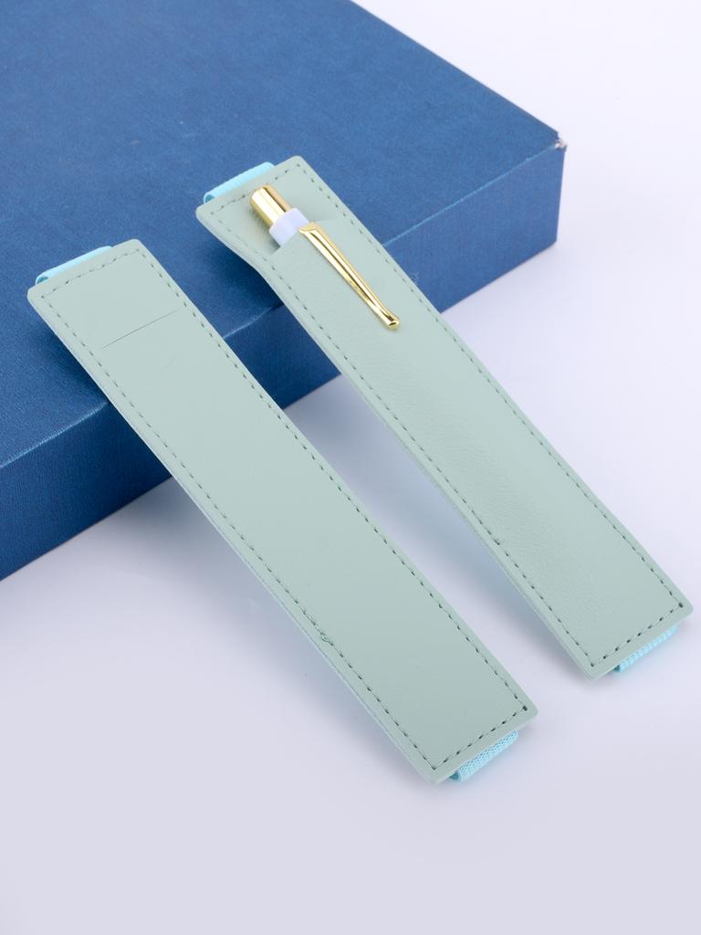 1pc Leather Durable Pen Clip Large Capacity Upgrades Pen Clip School Gift Fun Fountain Pen Clip School Supplies Pencilcase