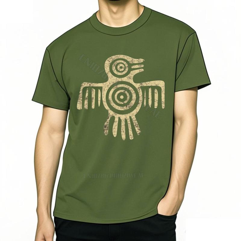Unisex Teeshirt Brand Casual Tee Abstract Bird Design Artwork Graphic Soft Cotton Teeshirt Fashion Daily Wear Lightweight Tee