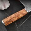 7 Inch Slicing Knife 67-layers Damascus Steel 10Cr15Mov Blade Sapele Wood Handle Cutting Vegetables Cleaver Meat Kitchen Knives