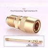 Brass Female Quick Coupling Heat Resistant Hose Barb Coupler  Mold Cooling Systems