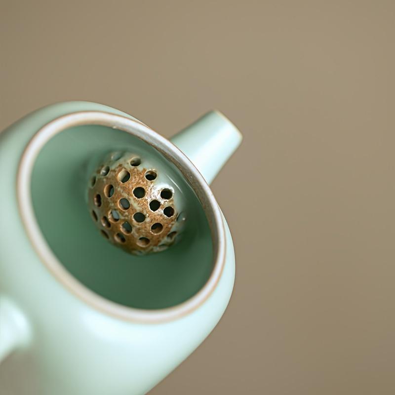 1 szt. Zestaw do herbaty Kung Fu Czajnik Domowy Mały Czajniczek Ręcznie robiony Czajniczek Wykwintny Czajniczek Go Kiln Do Domu Restauracji Hotelu Biura Akcesoria do herbaty