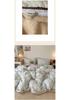 Korean French Style Hollow Lace Puff Cotton Bedding Set, Girly Duvet Cover - Available As 4-Piece or 3-Piece Set