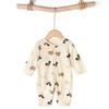 Baby Langarm-Bodysuit aus Bambusfaser: 3-24 Monate, Atmungsaktiver Druckknopf im Schritt, Nahtlos für den Sommer
