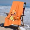 proof beach towel with Pokémon pattern - soft,absorbent,quick-drying,machine washable - perfect for swimming,camping,bathing