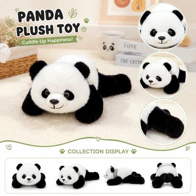 Plush Panda Stuffed Animal Soft Toy 22cm Size Realistic Design Suitable for All Ages Cuddly and Lightweight Plushie for Home or Travel