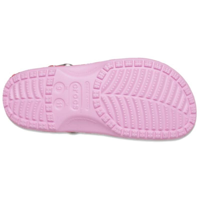 A BATHING APE x Crocs Classic clog camouflage print comfortable and versatile hole shoes unisex pink