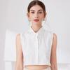 Autumn Lapel Fake Collar For Women Detachable Lapel Shirt Collar Girls Removable Half Shirt False Blouse Neck Collar