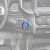 For Dodge Ram 1500 19-2025 Blue Interior Gear Shift Switch Knob Cover Trim Ring
