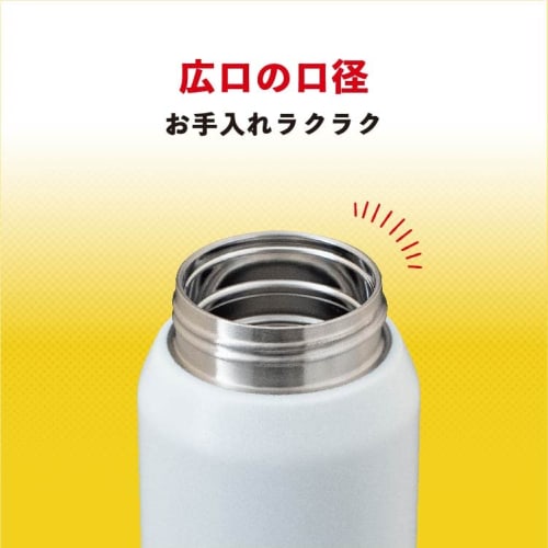 Atlas Sparks ASO-530WH Carbonated Water Bottle, 530ml, for Carbonated Drinks, Keeps Drinks Cold, Vacuum Insulated, Stainless Steel, for Beer, Highball