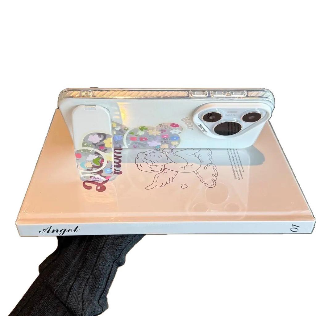 Flower Bear for Apple 17/16pro Cute 15/14 Interesting IPho Ne11 Mobile Phone Case Xsmax