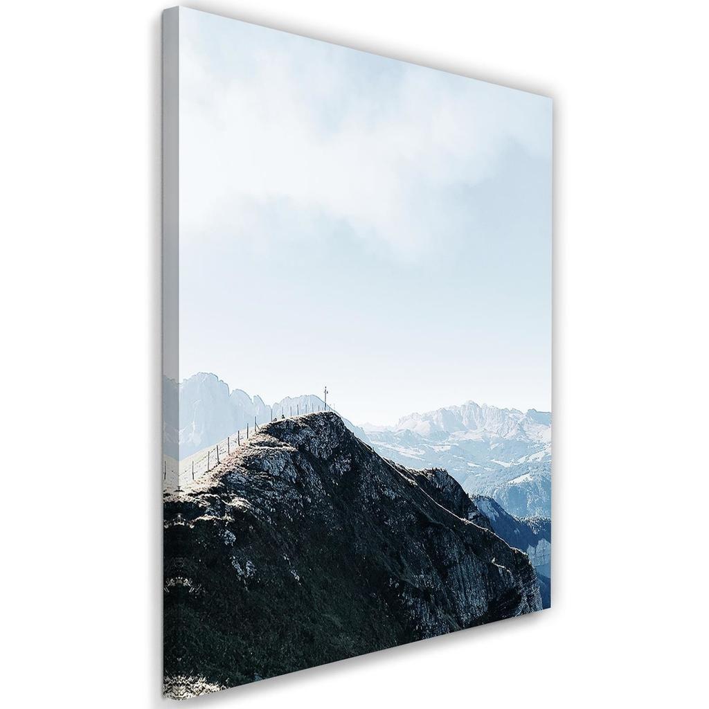 Canvas Print View from a Mountain Peak