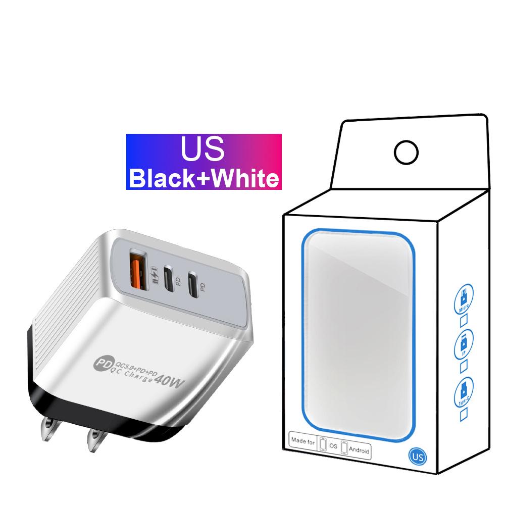 Universal Charger: 1U+2PD Power Adapter for EU, US, UK, and AU Standards