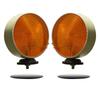 Bedford TK M Lollipop Indicator Lights 12V Amber | Truck Lorry Butler 1518 BBU1369 ATJ9136 Side Indicator Lamps Set