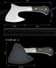 Outdoor Fire-fighting Multi-functional Tactical Hand Axe Vehicle-mounted Tool Household Woodcutting and Woodworking Axe