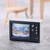 Portable TV Toy Miniature Simulation Furniture Television Ornaments Living Room Decoration