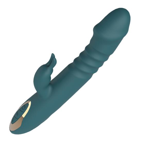 Vibrator Powerful Mode Rabbit Ears Strong Vibration Multi-frequency Retractable Soft Low Noise Flexible Enhance Relationship