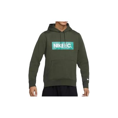Nike Letter Print Comfortable Breathable Long Sleeve Sweatshirt Men Tops Green CT2012-335
