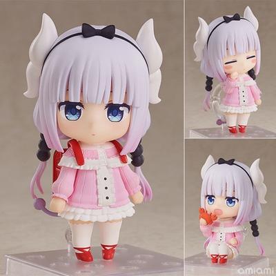 10cm KannaKamui Miss Kobayashi's Dragon Maid Kobayashis Kanna Kamui 1963 Anime Action Figure Toys Doll Collection Christmas Gift