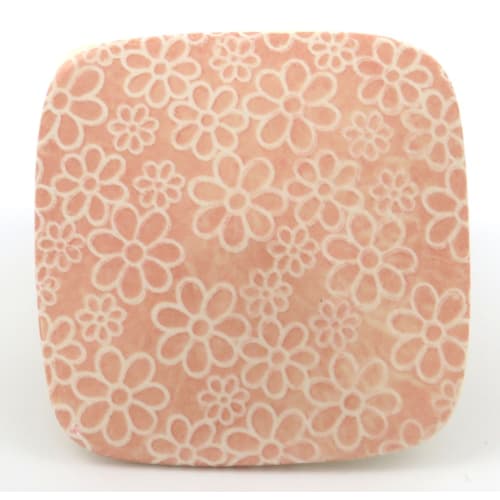 Seto Ware Floral Pattern Accessory Case, Pink