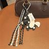 Year of the Horse Unicorn Keychain: Cute Pony Pendant Exquisite Figurine for Backpack