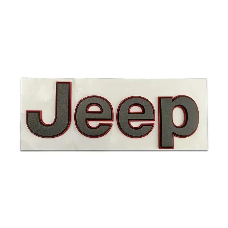 For Jeep For JEEP Wrangler Grand Cherokee Compass Renegade JK JL Patriot Rubicon Rear Trunk Decals  ABS Car Front Hood