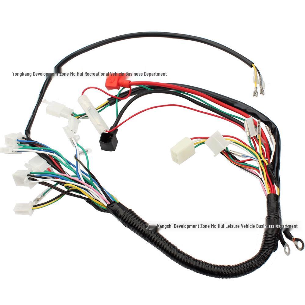 ATV/Quad 50-110CC Main Wiring Harness with Anti-Theft Function and Accessories ATV