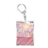 Anime Cartoons Acrylic Key Buckle for Mew Raichu Starly Braixen Skitty Eevee Evolutions Team Rocket Self-Made Card Key Ring Gift