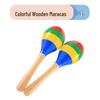 Infant & Toddler Wooden Maracas and Sand Eggs - Early Education Orff Percussion Instruments for Babies and Children