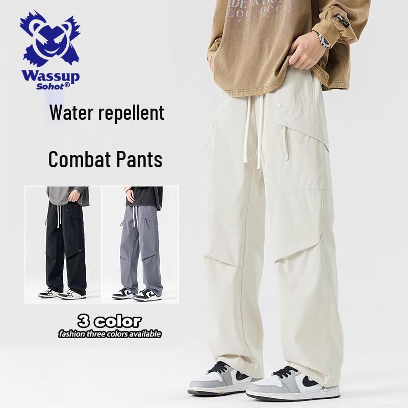 

Wassup Sohot Men s Casual Cargo Straight Pants 2XL
