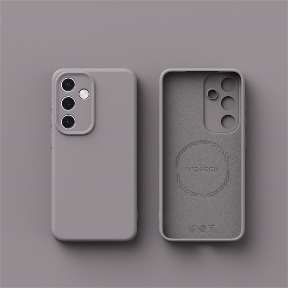 Original Liquid Silicone For Magsafe Magnetic Case For Samsung S25 S24 S23 S22 Ultra Plus A56 A16 A55 A54 Wireless Charge Cover