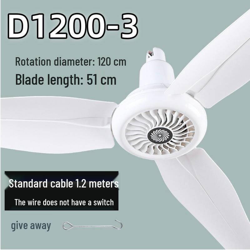 High Power Ceiling Fan with Plastic Blades & Remote, Ideal for Home, Restaurant, Bedroom, Living Room, Workshop, and Hall