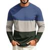 Herren Raglan Langarm T-Shirt mit Rundhalsausschnitt Lässiges T-Shirt für den Alltag