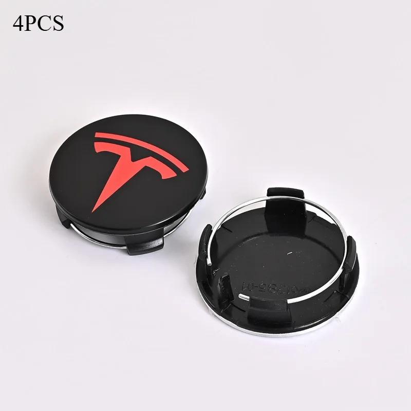 AMY1 4pcs/set 56mm Tesla Model 3 Model Y Original Covers Hub Caps Wheel Center Caps for Tesla Model Y X S Original Auto Accessories