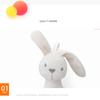 20CM Cute Baby Crib Stroller Toy Rabbit Bunny Bear Soft Plush Infant Doll Mobile Bed Pram Kid Animal Hanging Ring