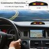 New LED Parking Sensor System Backlight Parktronic Monitor Display Kit Backup Detector Assistant 4 Probes