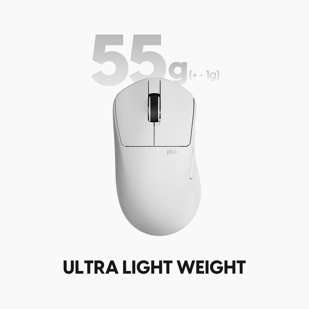 Pulsar Gaming Gears X3 LHD Wireless Gaming 32000 Optical Flagship Sensor Mouse, Ultra-Lightweight (55g), 1ms, DPI, swich, XS-1